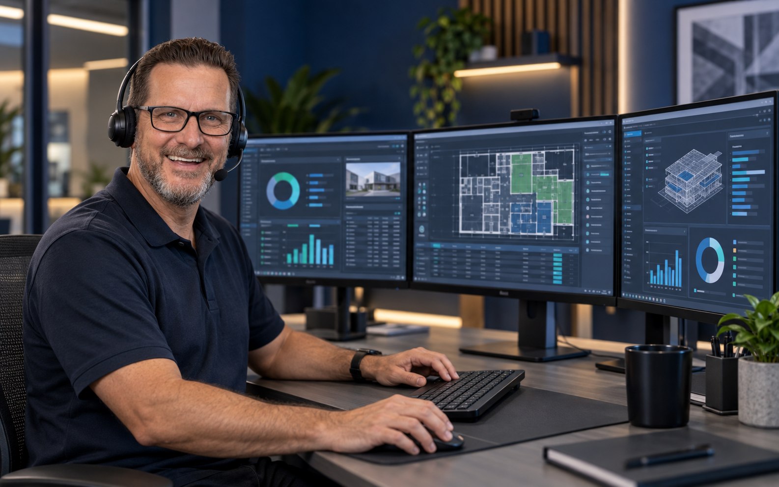 Patrick at SDSI providing Rapid Estimator remote support from his desk